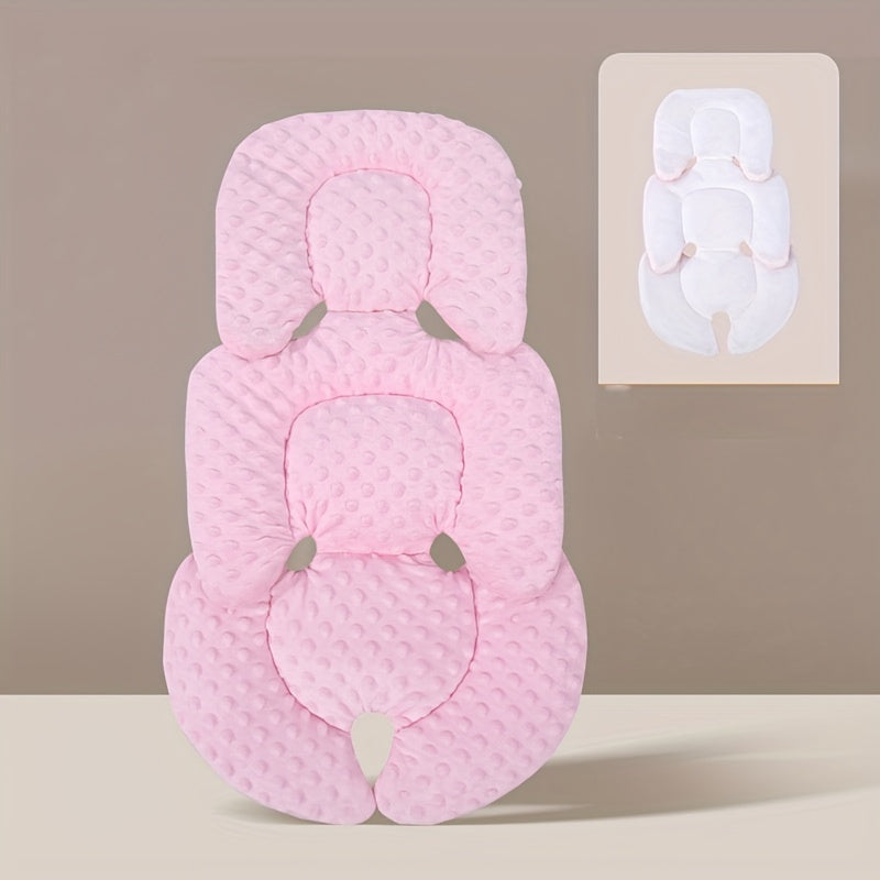 Double-sided car seat liner, thick and warm, breathable, polyester, universal for strollers, high chairs and travel, 0-6 years.