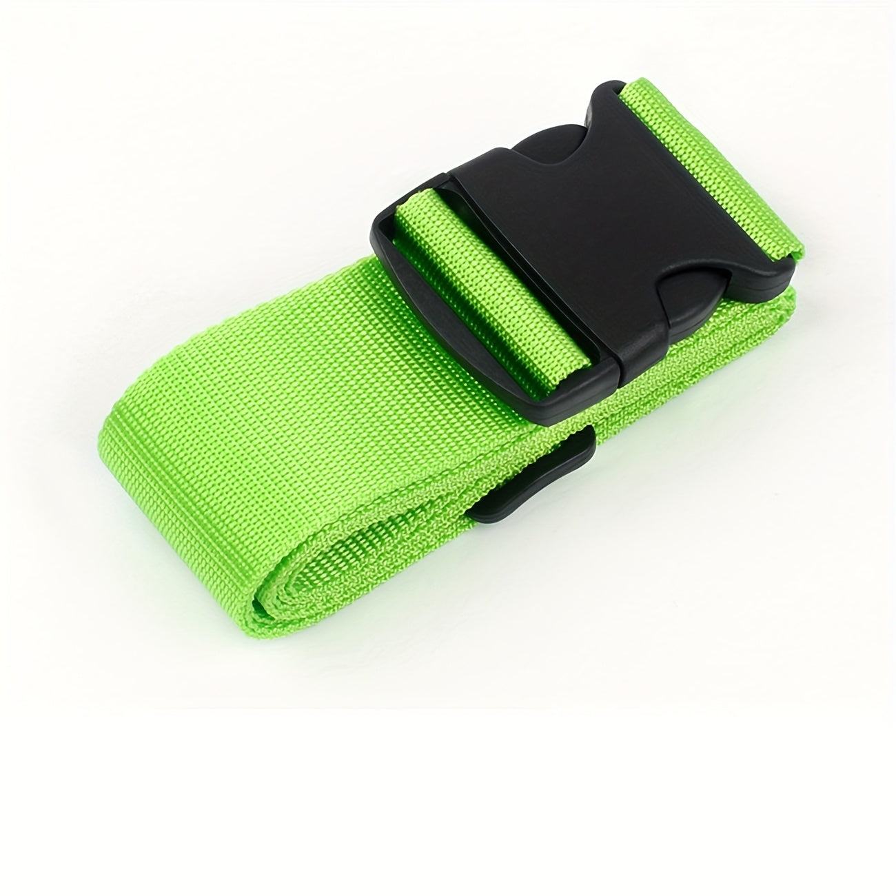 Sangle de bagage personnalisée brodée, nylon durable et réglable, protège et identifie valises, lavable à la main, pratique en voyage.