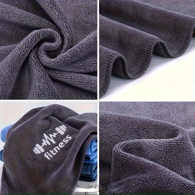 منشفة سريعة الجفاف، فائقة الامتصاص، كبيرة الحجم، مثالية للرياضة والحمام، يمكن تعليقها على المعدات، مثالية لمسح العرق.
