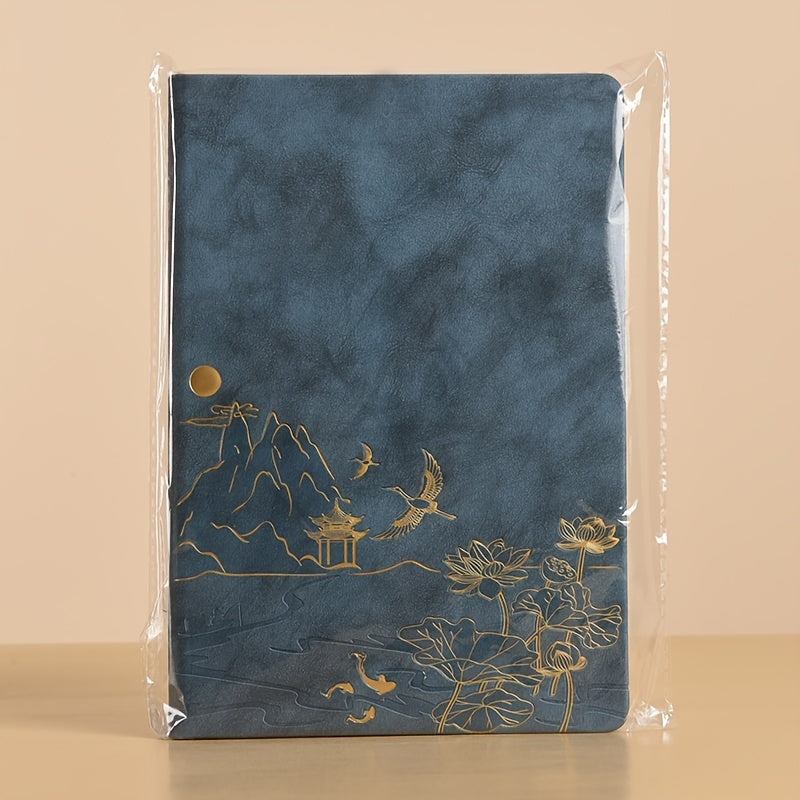 Coffret cadeau carnet A5 (1pc), stylo + recharge, options livre seul ou set. Carnet à couverture PU, 100 pages, idéal pour les réunions et prises de notes.