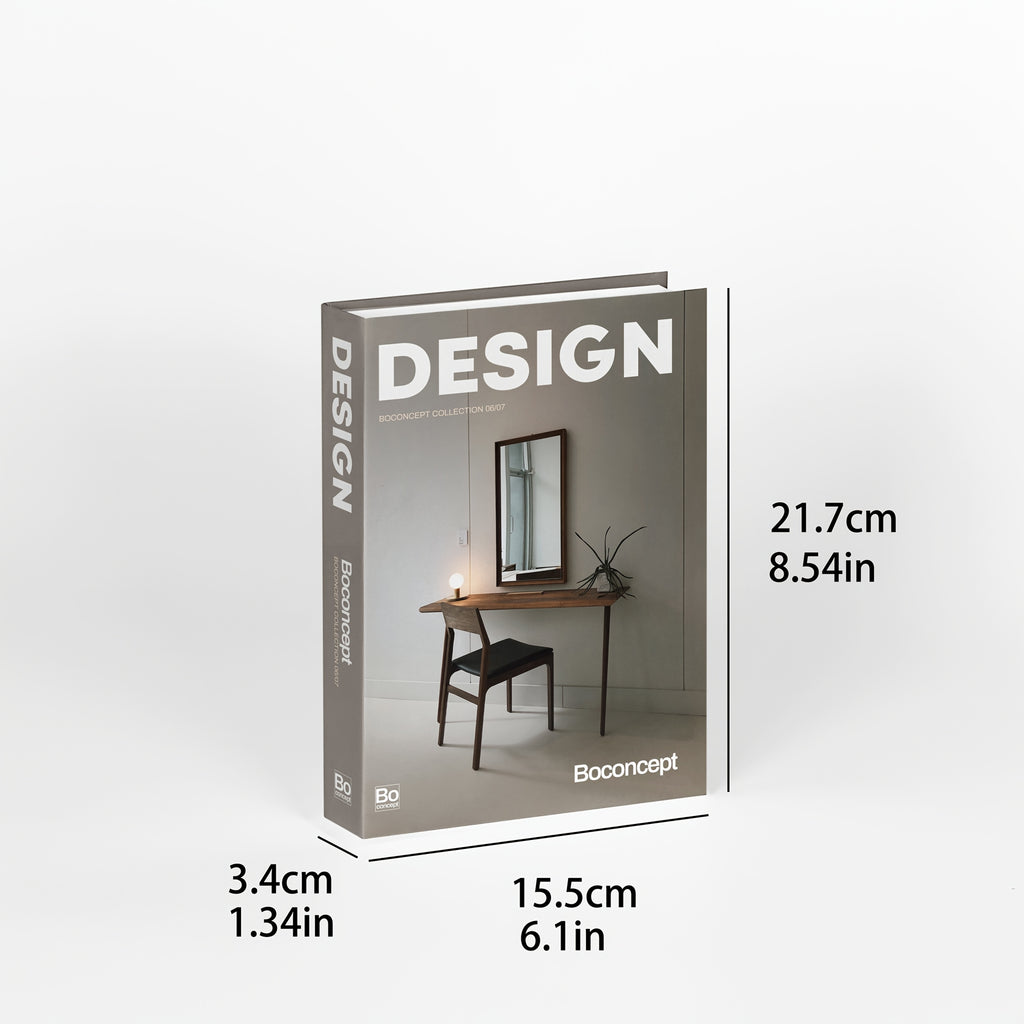 Lot de 3 livres factices style nordique Empilables, décoratifs pour étagère ou salon, design minimaliste, sans entretien, parfait pour décoration intérieure élégante.