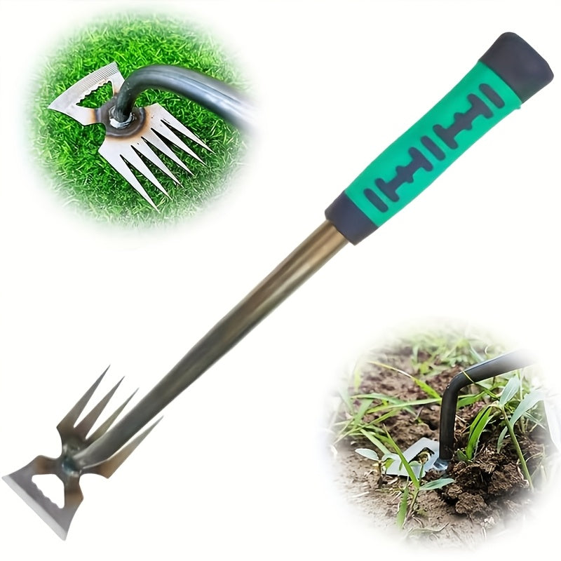 Outil de désherbage 2024 Binette ergonomique, durable pour jardinage et agriculture, idéale pour enlever herbes, entretenir jardins et embellir espaces extérieurs.