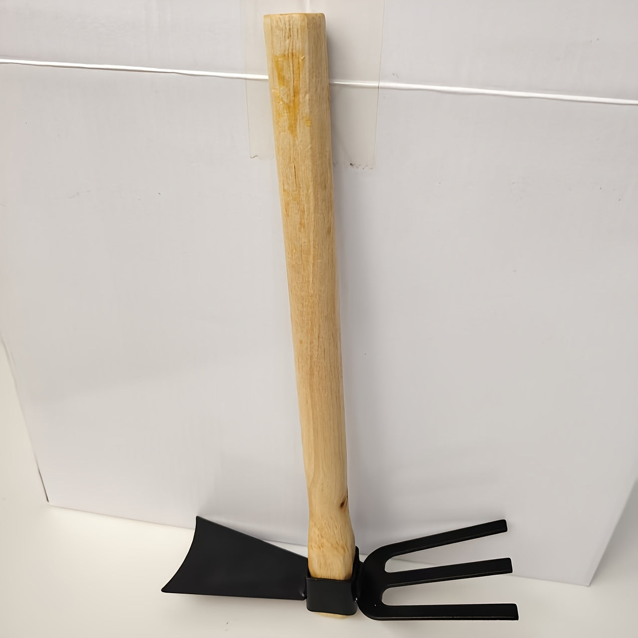 Outils de jardin robustes, houe double-face en métal, idéale pour plantations de fleurs et légumes, adaptée au jardinage domestique.