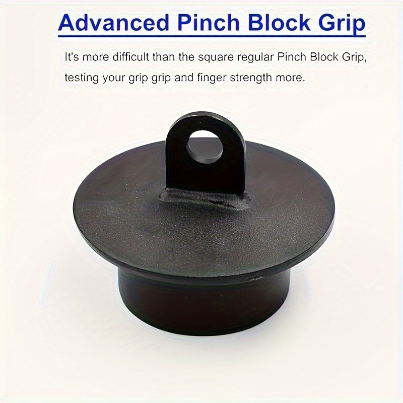 Durable black iron grip strengthener with adjustable weight, ideal for home and gym training, robust construction.