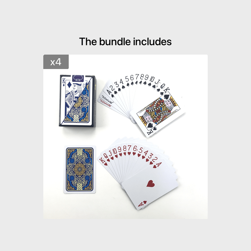 Jeu de cartes haut de gamme en plastique PVC, résistant à l’eau, lavable, motif pois, cadeau idéal pour fêtes et joueurs adultes.