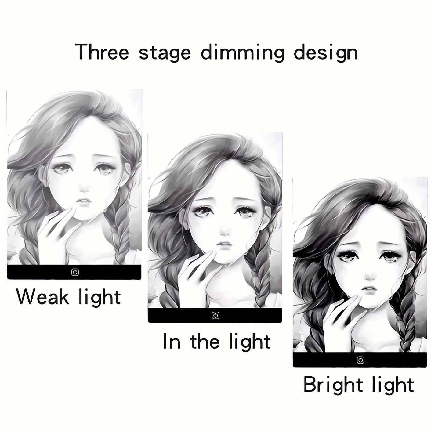 Tablette lumineuse LED A5/A4 pour enfants, 3 niveaux de luminosité, idéale pour dessiner et apprendre, cadeau éducatif pour fêtes.