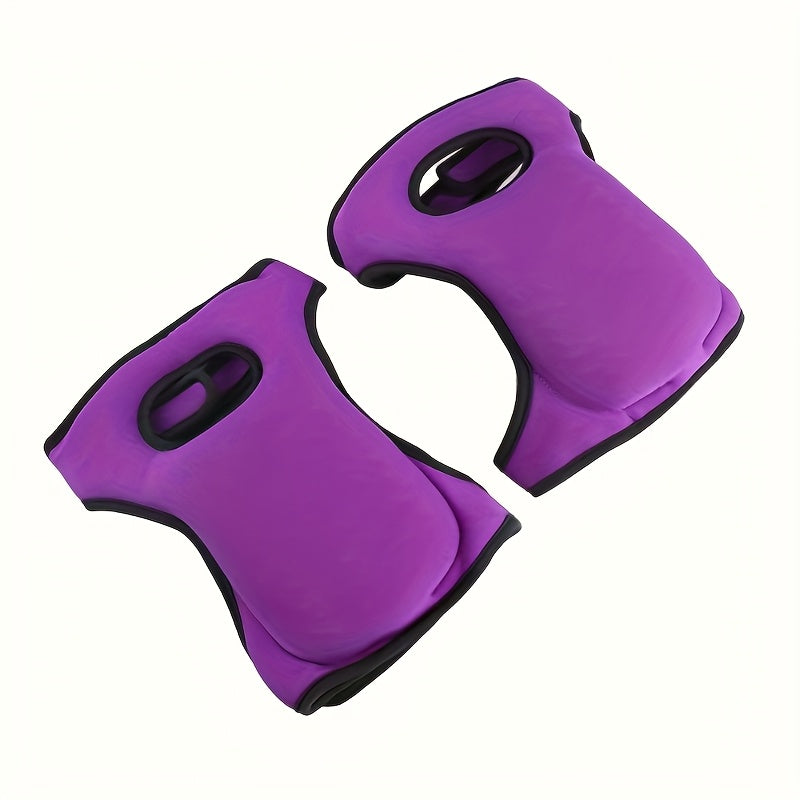 Paire de genouillères de jardin en néoprène, confortables et réglables, protection durable et antidérapante pour jardinage et entretien pelouse.