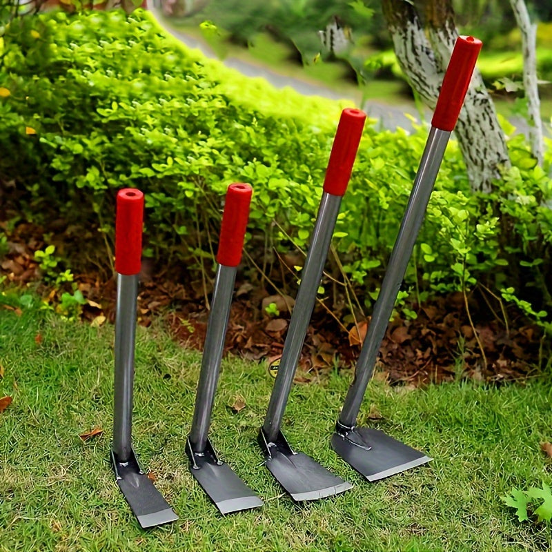 Ensemble de houes manuelles en métal durable, outils multifonctions pour planter légumes et fleurs, désherber et ameublir le sol efficacement.
