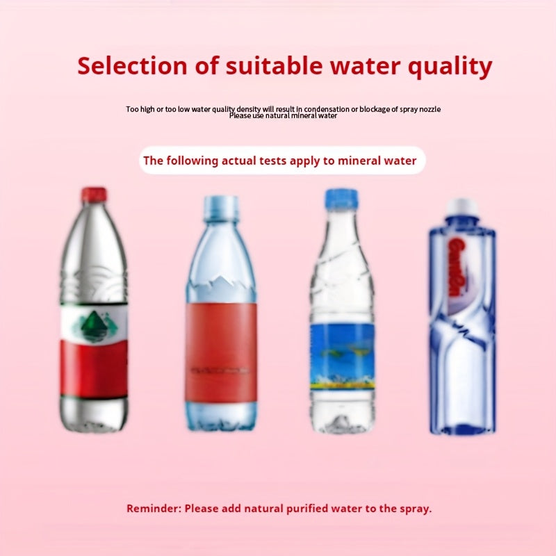 Appareil facial portable hydratant, nano atomiseur USB 30 ml, compact, vaporisateur pour visage, idéal maison, bureau et voyage, soin et maquillage quotidien.