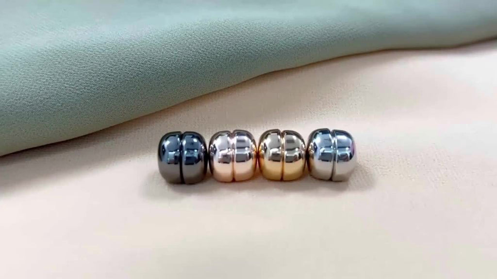 Lot de 12 broches magnétiques rondes en alliage, élégantes et colorées, petite taille, accessoire féminin raffiné.