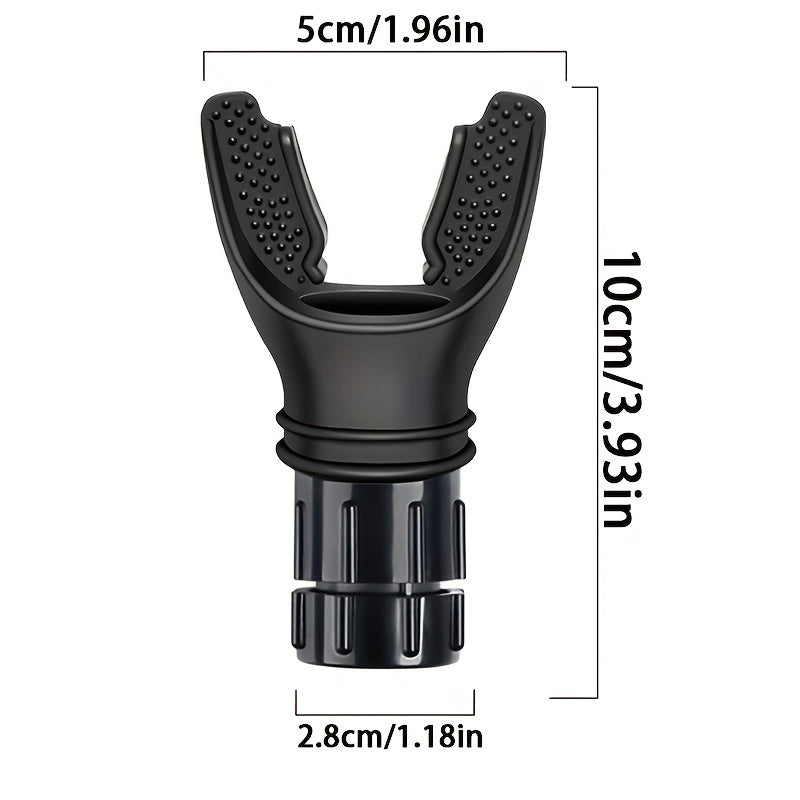 Adjustable breathing trainer with resistance levels, portable device to improve lung capacity, ideal for lung health, asthma and COPD.