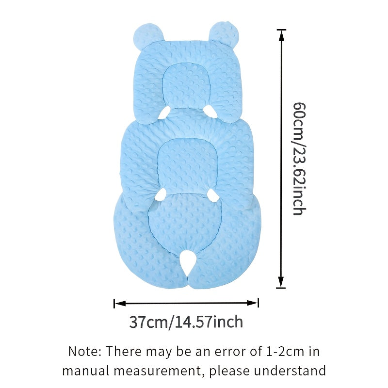 Liner de siège auto double face, épais et chaud, respirant, polyester, universel pour poussettes, chaises hautes et voyage, 0-6 ans.