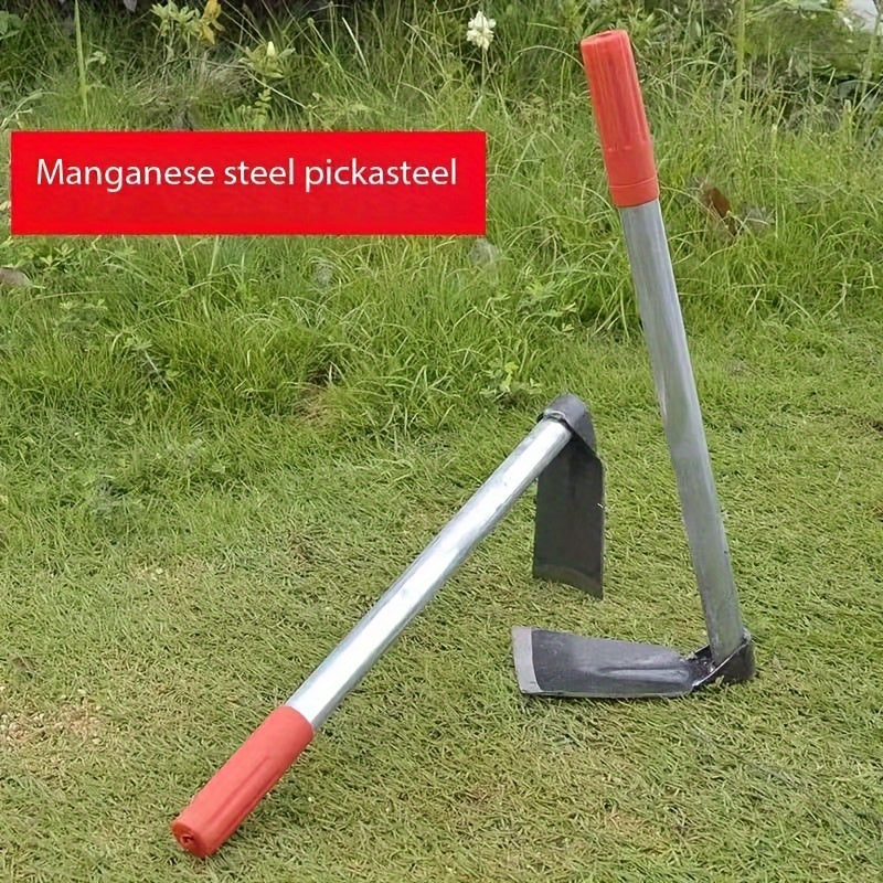 Ensemble de houes manuelles en métal durable, outils multifonctions pour planter légumes et fleurs, désherber et ameublir le sol efficacement.
