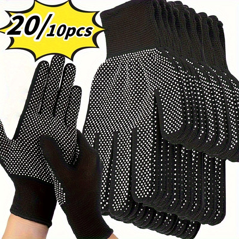 Gants en nylon tactiles, légers et respirants, idéaux cyclisme, camping et pêche, disponibles en plusieurs couleurs, accessoire indispensable pour adultes et passionnés.