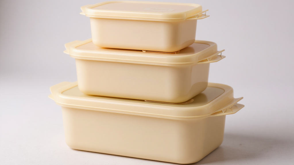 Lot de 3 Boîtes de Conservation Rectangulaires : Plastique transparent épaissi, hermétique, compatibles congélateur et micro-ondes, qualité alimentaire, maintien frais des aliments.