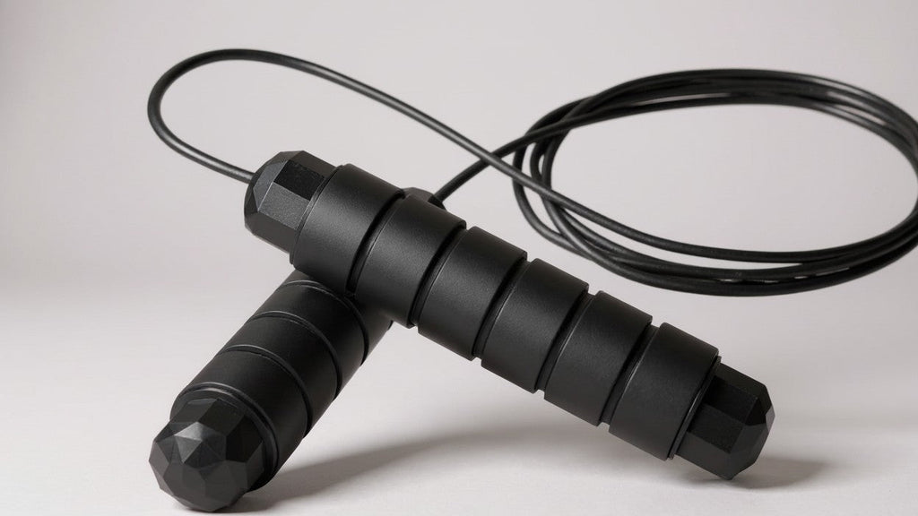 Corde à sauter efficace pour la perte de poids, avec poids et poignées en mousse mémoire, idéale pour l’entraînement cardio.