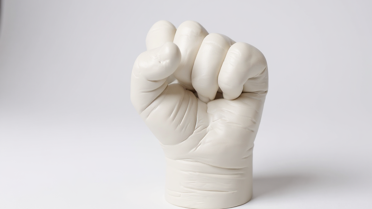 3D hand casting kit, DIY for couples, friends or family, with powder, sandpaper and accessories, perfect creative gift.