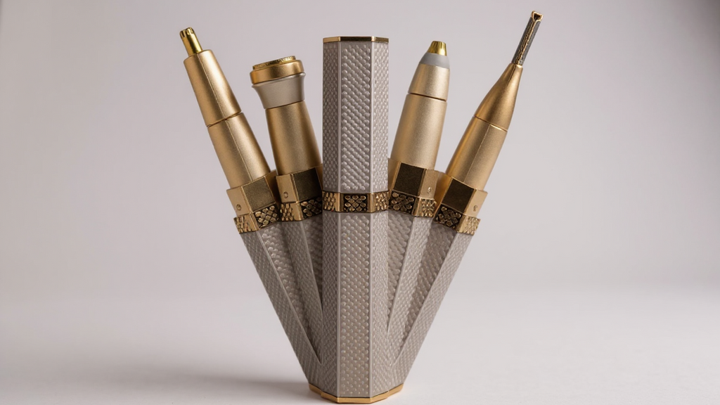 4-in-1 electric epilator for women, rechargeable, painless, for face, eyebrows, nose, bikini and body.