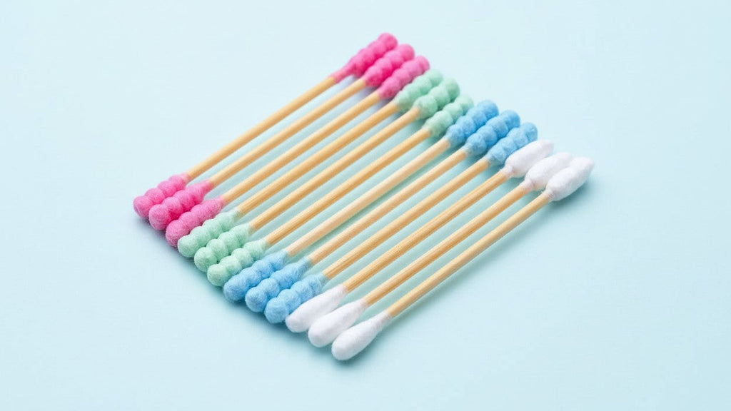 Cotons-tiges pour nettoyage des oreilles de chien (100 pcs). Élimine la cire, favorise la santé des oreilles et le toilettage canin.