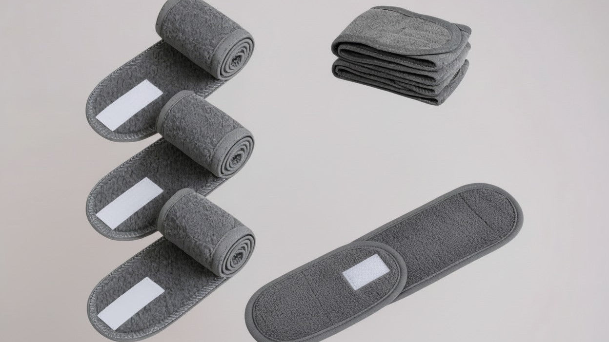 Adjustable headband for women, soft and non-slip, ideal for face, bath, yoga, sport and running.