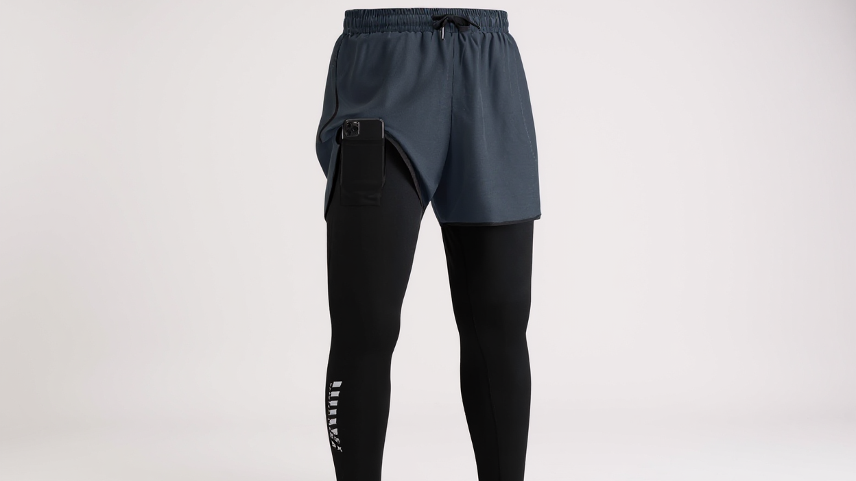 Pantalon de sport homme, séchage rapide, doublure intérieure, extensible avec poches, parfait pour course, basketball et entraînement.
