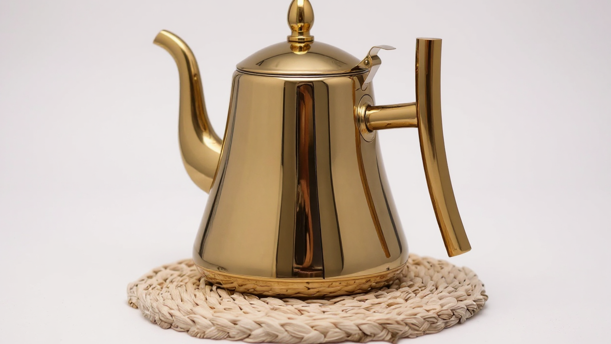 Set Théière/Cafetière en Acier Inoxydable 1–2 L : Filtre inclus, résistant à la chaleur, inox 304, idéal café, thé, eau froide, usage maison ou restaurant.