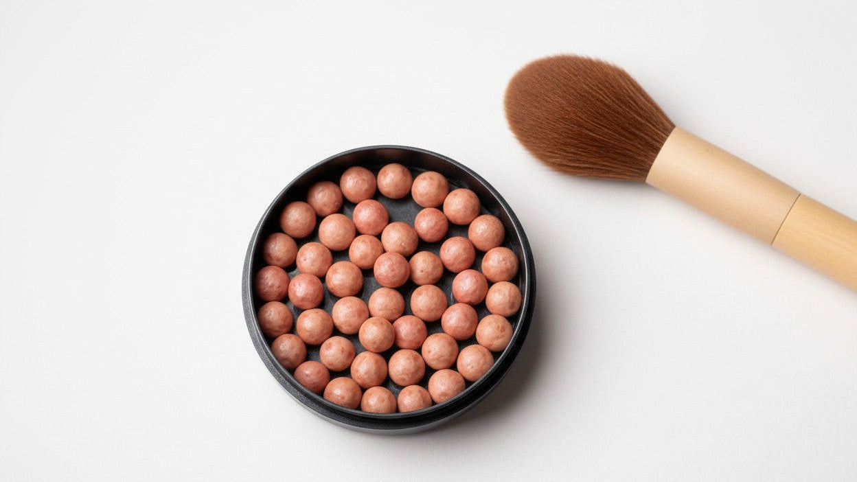 Blush roller à texture riche, fini brillant et mat, livré avec pinceau, crée un effet tridimensionnel éclatant, parfait maquillage quotidien et soirées.