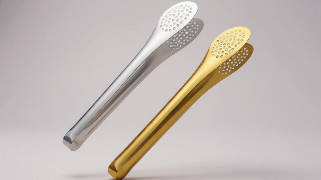 Lot de 6 pinces en acier inoxydable (17,78‑30,48 cm), résistantes à la chaleur et lave-vaisselle, idéales salades, BBQ, pâtes, fruits et buffet.