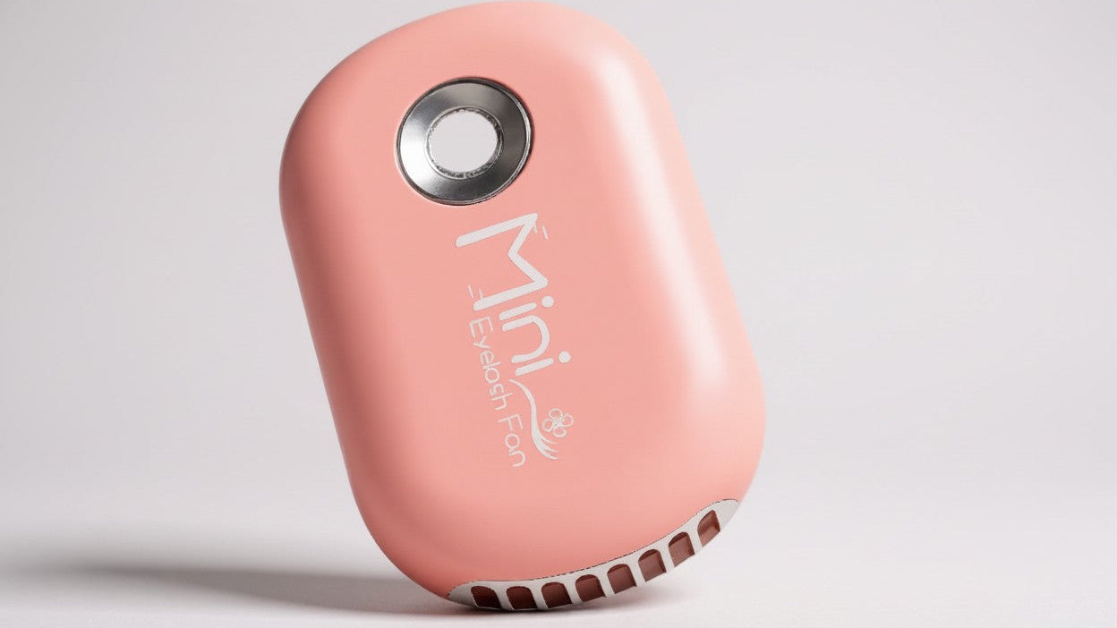 Sèche-cils portable AORAEM, 3 vitesses, autonomie 4-5h, idéal extensions de cils et maquillage, design compact pour usage pratique.