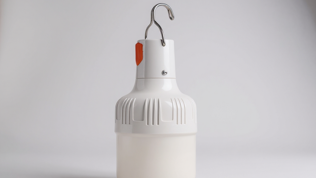 Ampoule LED Rechargeable USB : Portable, haute luminosité, avec crochet, idéale pour camping, aventures, pêche et situations d’urgence.