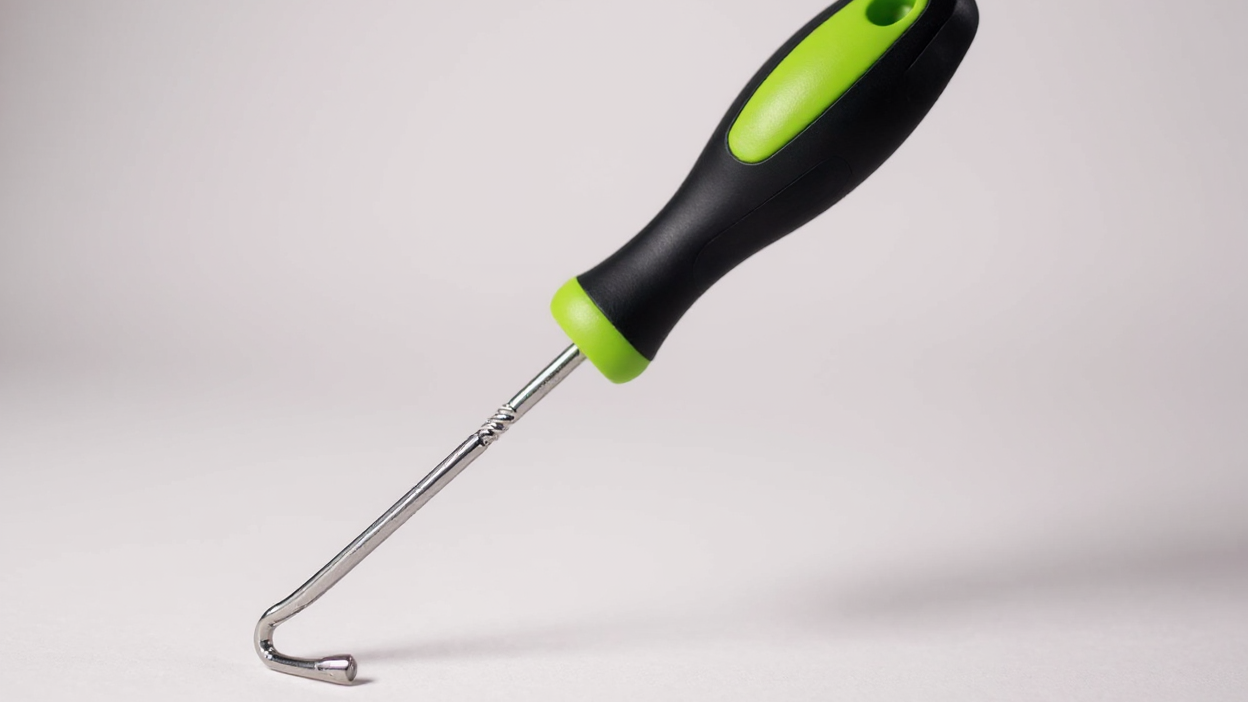 Lot de 2 crochets à mauvaises herbes robustes Outils ergonomiques pour désherber allées, enlever mousse, atteindre espaces étroits, entretien durable des pelouses et jardins.